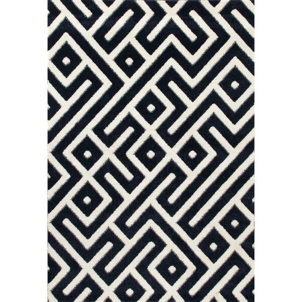 Art Carpet 3 X 4 Ft. Highline Collection Amazed Woven Area Rug, Navy 841864100110